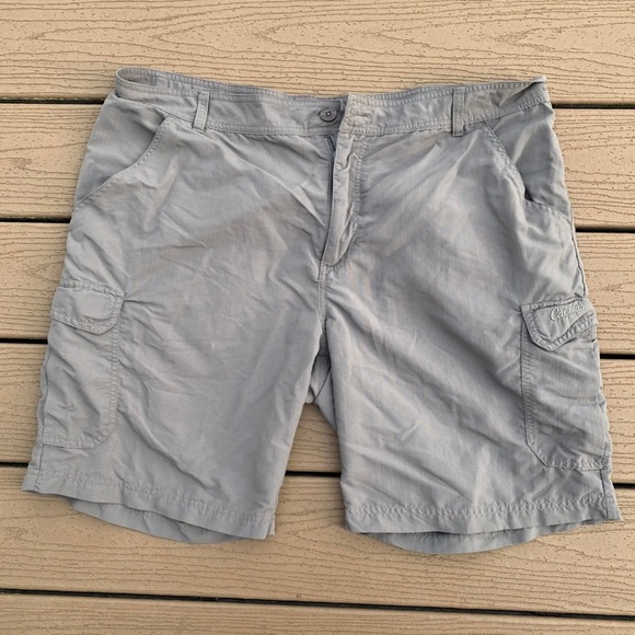 Cabela's Other - Cabela's Cargo Shorts Men's Size 40 Reg Gray Casual Zipper Side‎ Pockets READ
